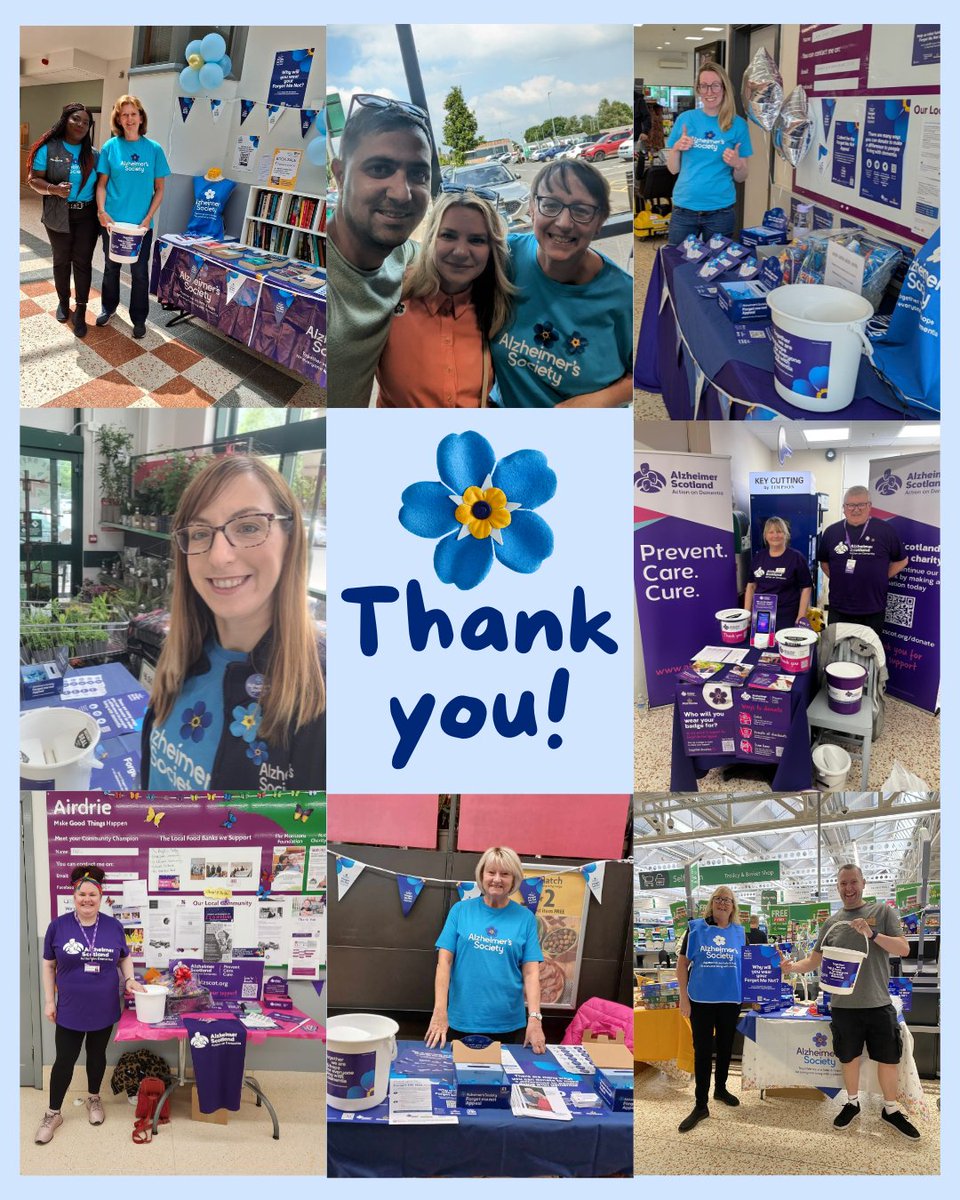 Have you spotted our incredible #ForgetMeNotAppeal collectors in your local @‌Morrisons?

Every donation helps to fund life-changing support and groundbreaking dementia research.

So get down to your nearest Morrisons this week, make a donation, and wear your Forget Me Not badge