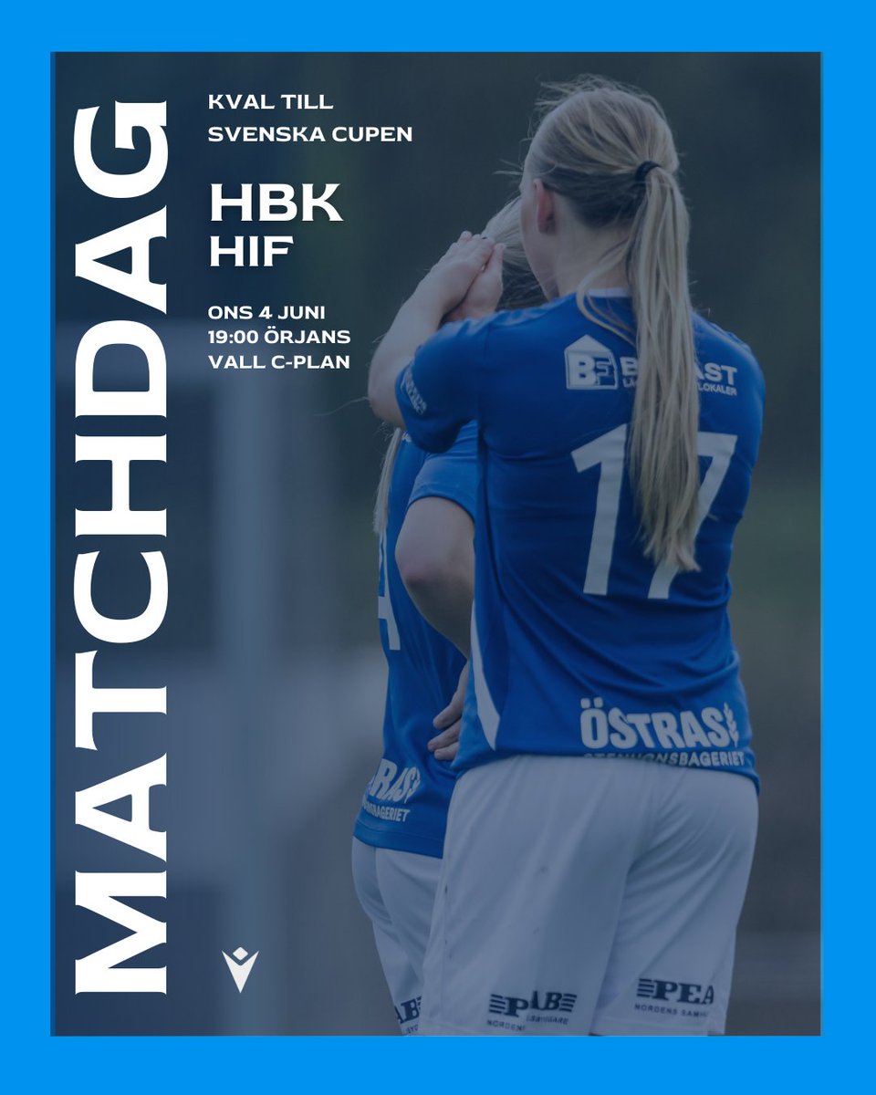 Kval till Svenska Cupen

HBK – HIF
🗓 Onsdag 4 juni | 🕖 Kl. 19.00
📍 C-Plan, Örjans Vall