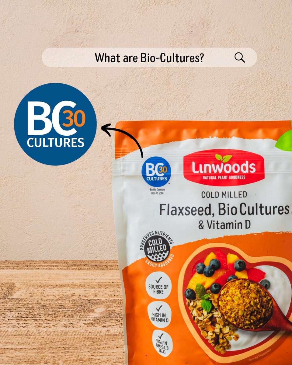 Unlike many other strains, BC30 is highly resilient 💪 It survives most manufacturing processes ⚙️ and passes through the acidic environment of the stomach, reaching the small intestine where it can be most effective 🌟 This may help support digestive healt🧡

#biocultures