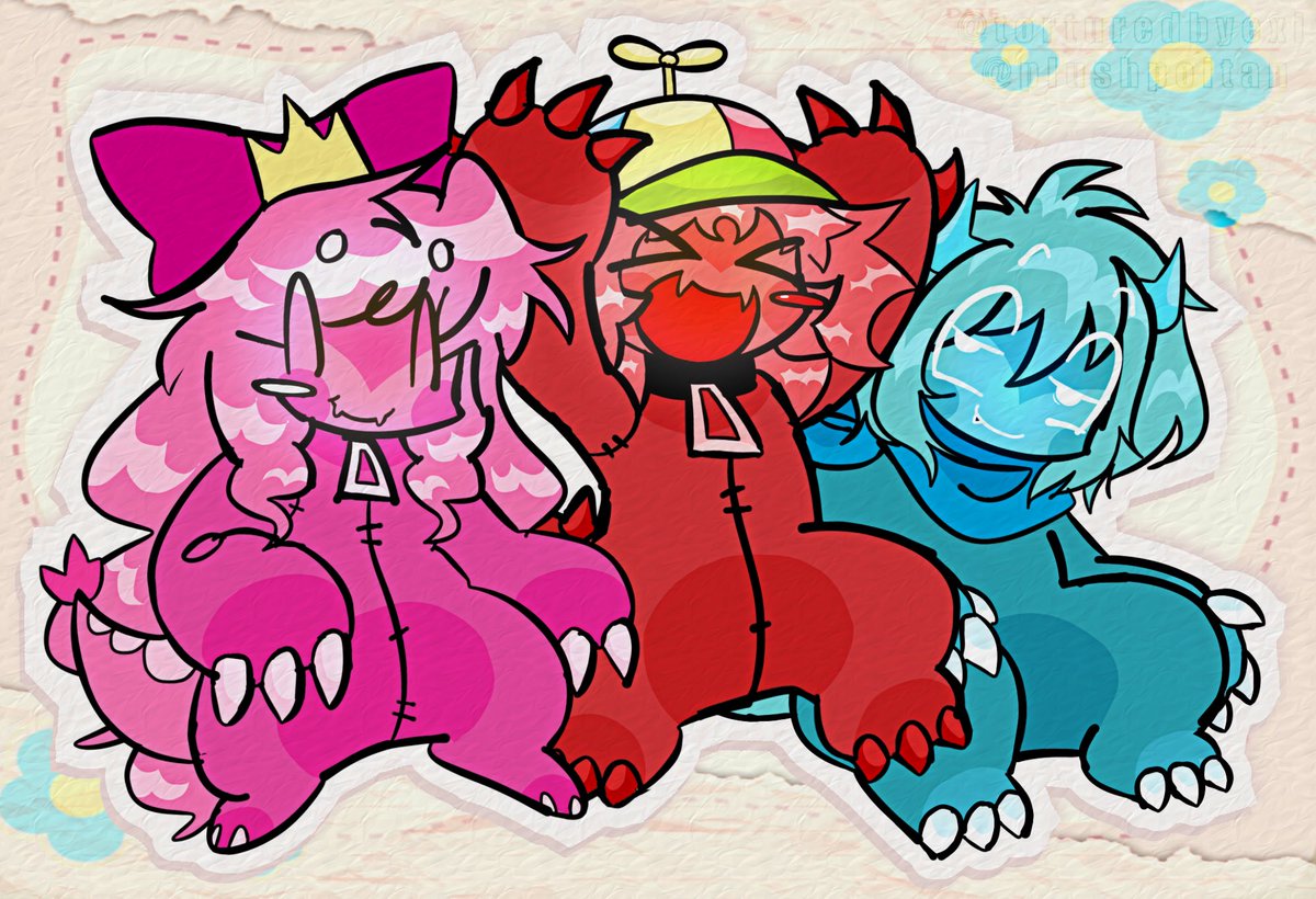 PLUSHPOITAN's tweet image. drew me n my partners as c00lkidd skins!!  :33
(i’m c00lkidd)
#forsaken