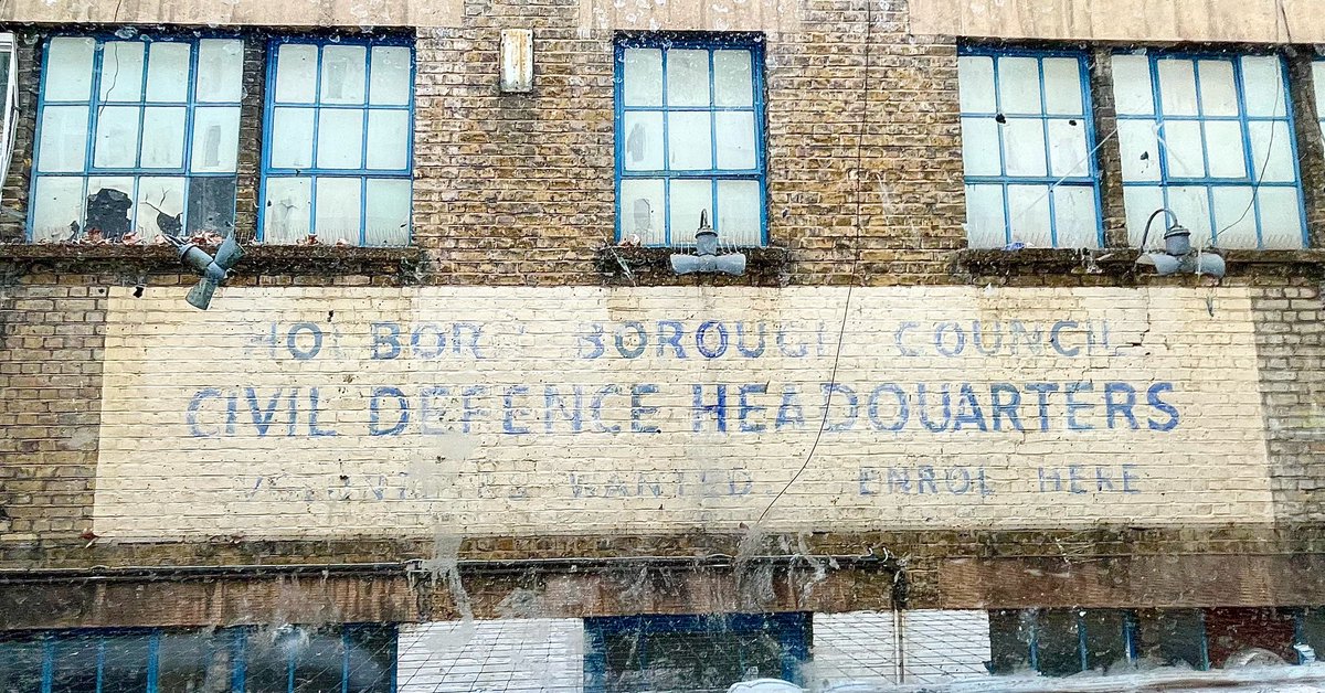 Spotted through one of the windows at the back of Holborn Library.