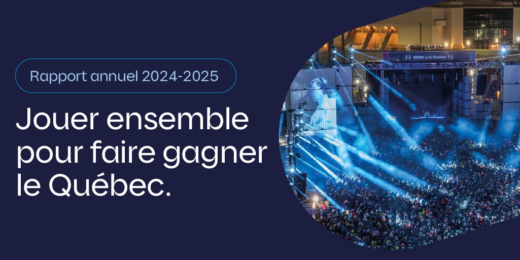 Grâce à ses excellents résultats, Loto-Québec contribue encore davantage à la collectivité : bit.ly/LQ-rapport-ann…