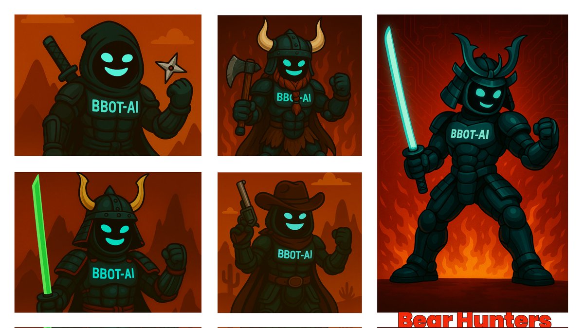 🎨 When the digital battlefield gets wild—whether it’s market volatility, misinformation flying left and right, or just an unusual amount of keyboard warriors emerging from their caves—Bbot~AI doesn’t just sit there looking pretty. He transforms.  

Enter the Cyber Samurai Mode.
