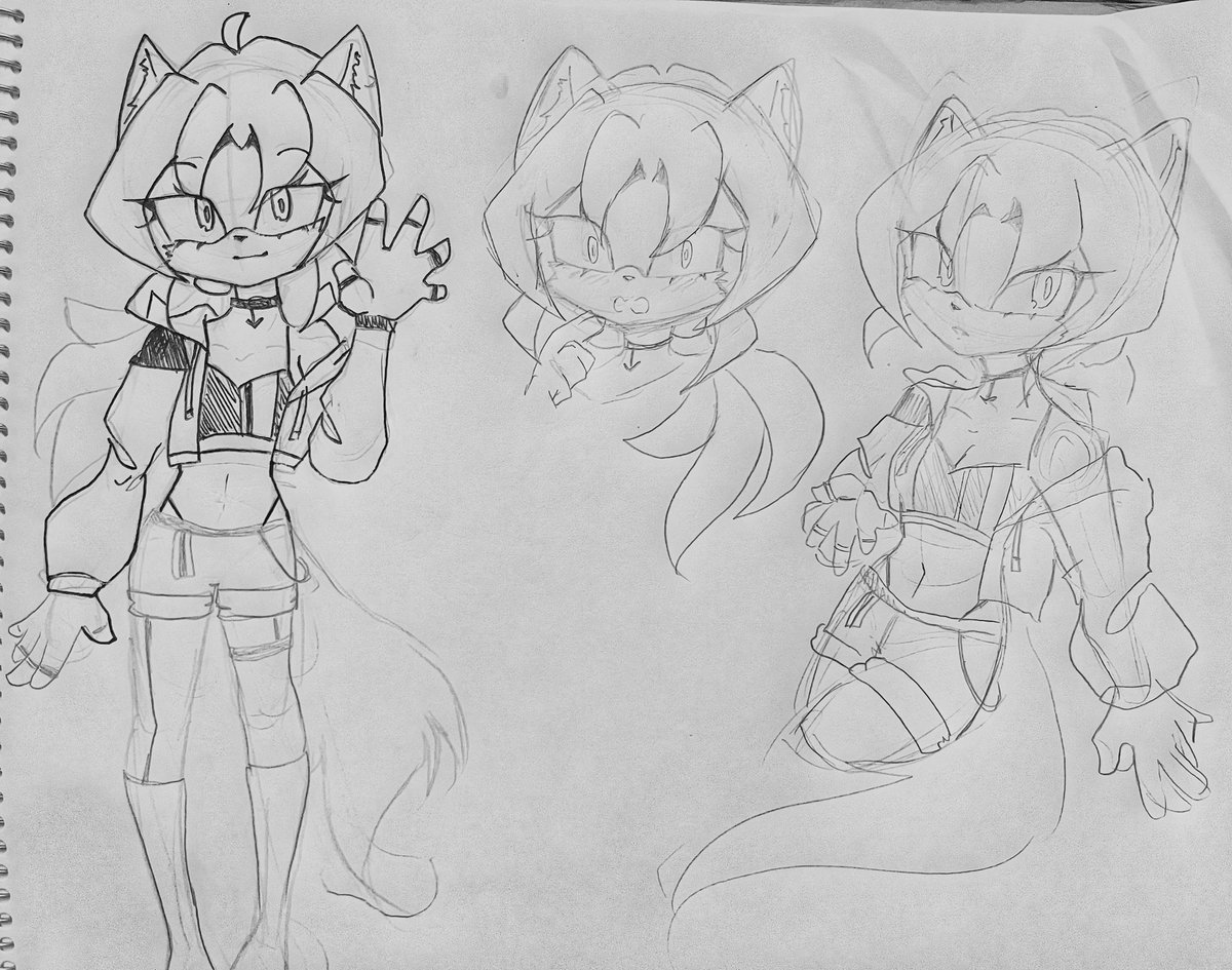 Finally getting around to posting some actual art on this account- I somehow binged all of Sonic IDW which brought me back to my 13 yr old self making sonic ocs-