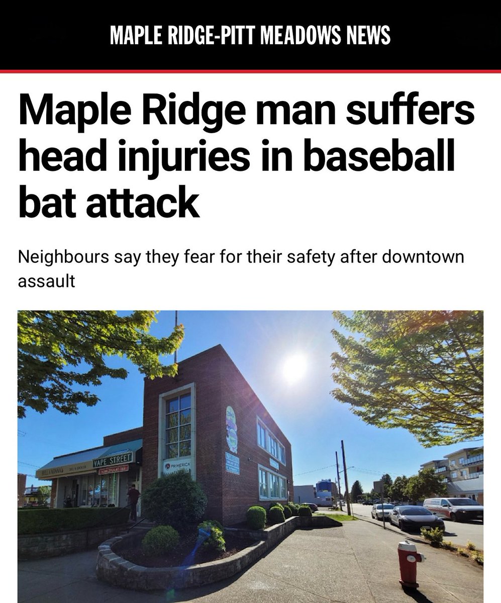 A man was brutally attacked with a baseball bat while walking his dog in downtown Maple Ridge. Witnesses say the attackers were waiting with bats, ready to strike anyone who walked by. 

Residents say they don’t feel safe — and for good reason. Violent crime is getting worse, and