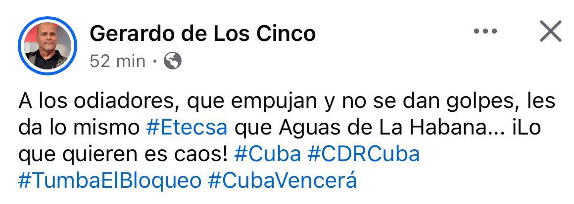 sin_consigna's tweet image. Hay que tener la cara muy dura para llamarle odiador al recargador.

Hay que tener poca vergüenza para llamar gusano, apátrida y traidor a los que mantienen a ese país.

Ustedes son una partía de jineteras que se prostituyen por dólares “imperialistas”.

#CubaEsUnAsco
🇨🇺🇺🇾