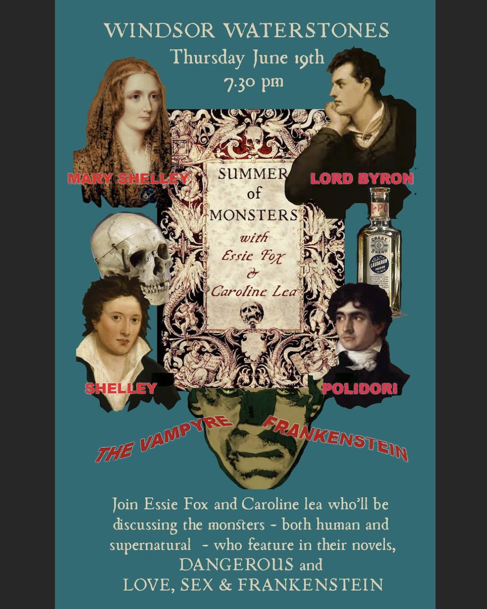 Karen Sullivan 🇺🇦🇨🇦🇬🇧 (@orendabooks) on Twitter photo BOOK EVENT!
On the 19th June join our BRILLIANT <a href="/essiefox/">Essie Fox Author</a> and the fabulous <a href="/CarolineleaLea/">📚💚Caroline Lea🧟♀️✍️</a> at Waterstones #Windsor!
They'll be chatting about the monsters that inspired their #Romantic historical fiction novels #Dangerous and #LoveSexAndFrankenstein!
✨ bit.ly/3SCRlEo BOOK EVENT!
On the 19th June join our BRILLIANT <a href="/essiefox/">Essie Fox Author</a> and the fabulous <a href="/CarolineleaLea/">📚💚Caroline Lea🧟♀️✍️</a> at Waterstones #Windsor!
They'll be chatting about the monsters that inspired their #Romantic historical fiction novels #Dangerous and #LoveSexAndFrankenstein!
✨ bit.ly/3SCRlEo