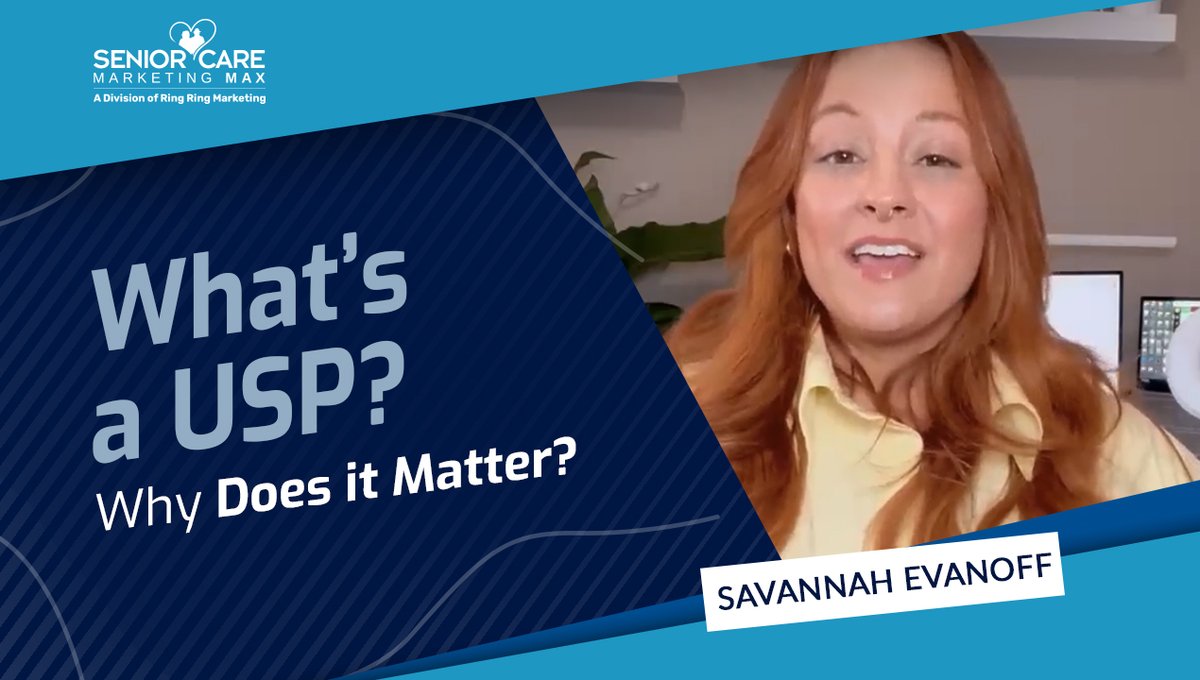 SeniorCareMax's tweet image. Watch this video to learn about how USPs can help your home care agency stand out.

youtube.com/watch?v=nUfCoD…

#seniorcaremarketingmax #seniorcare #uniquesellingproposition #homecaremarketing