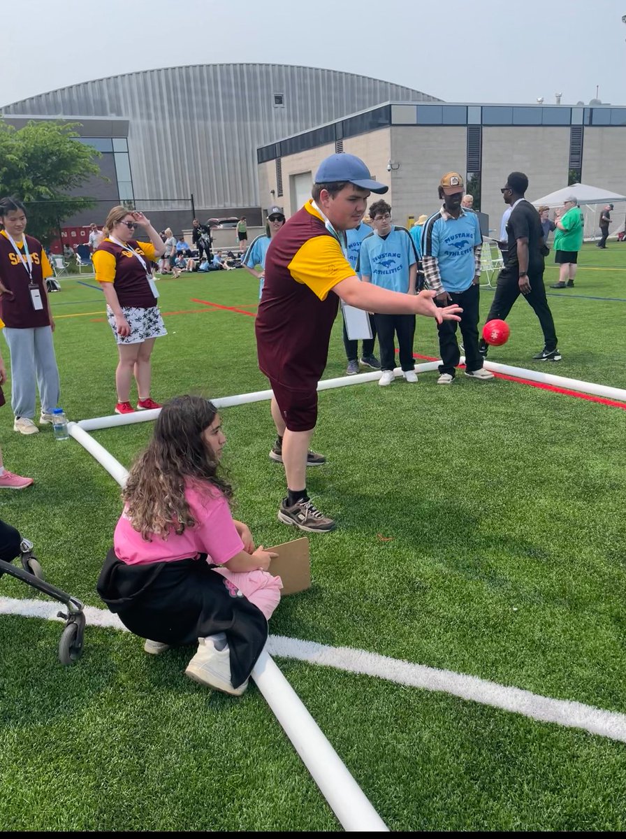 SPCSS Saints @specialolympicsontario Our Bocce Team last night before Opening Ceremonies and Champions having fun.  “Let me win.  But if I cannot win, let me be brave in the attempt.” @pvnccdsb #BeingCommunity