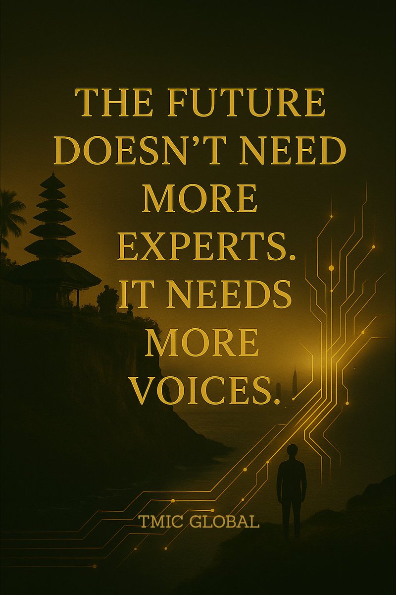 TMICglobal's tweet photo. you won’t be replaced by AI
if you offer what it never can:
your truth.
your voice.
your story.
#tmicpodcast #creatorconsciousness #aiandhumanity https://t.co/sZ5pAu4OX8