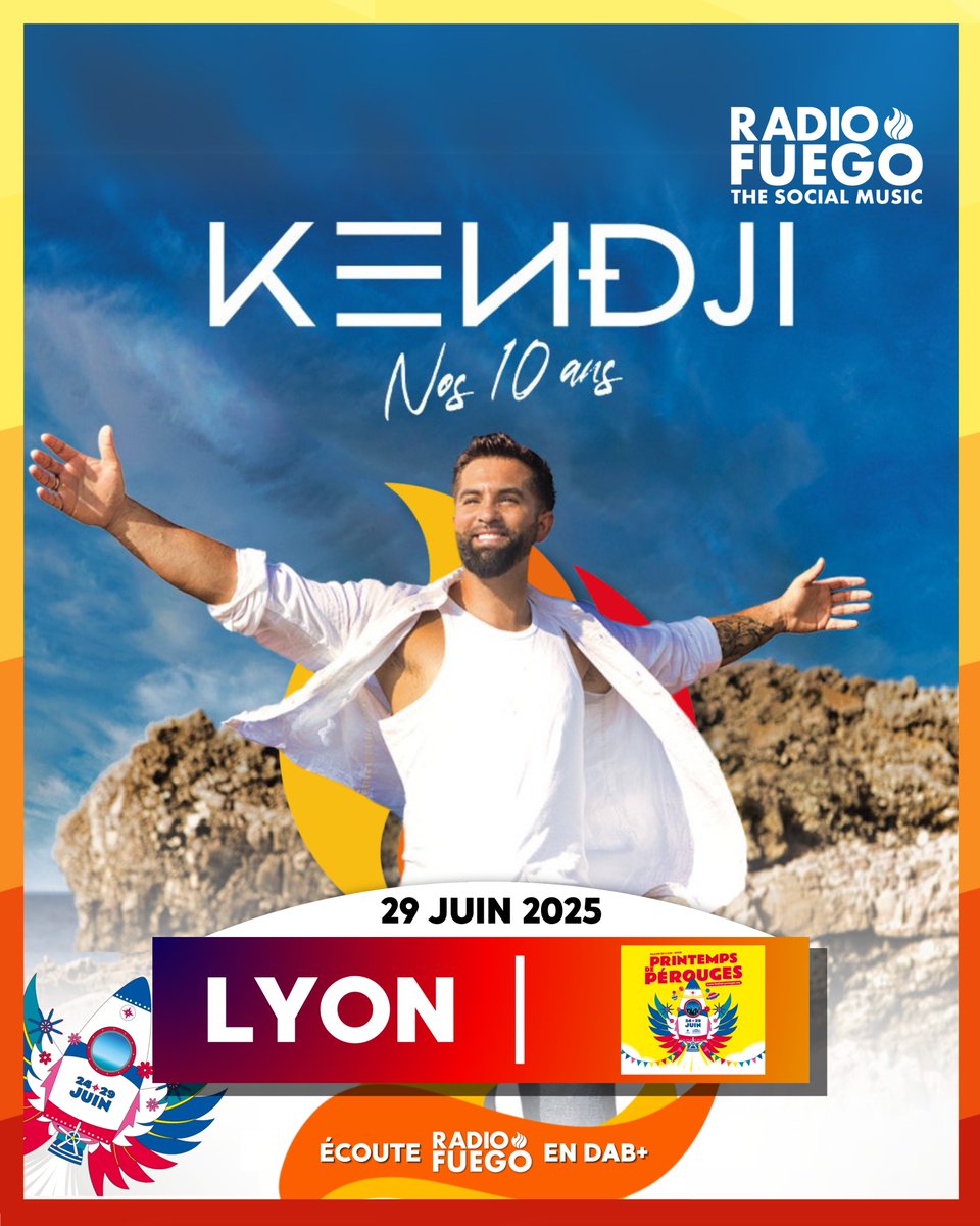 radio_fuego_off's tweet image. (suite)

29 juin : @GIRACKENDJI au festival #PrintempsdePérouges (Lyon)
29 juin : @Calema507 au #FestivalDoEmigrante (Herblay)

🕺🪩Dis-nous en commentaire lequel de ces artistes tu rêves de voir en live près de chez toi !

#radiofuego #concertslatino #musiclatin #festival2025