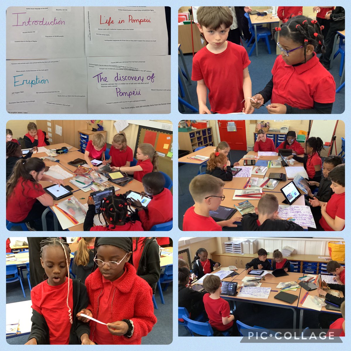 Year 3 have been researching Pompeii and grouping their ideas <a href="/Miss_Carr_Falla/">Miss Carr</a> <a href="/FallaParkSchool/">Falla Park Community Primary School</a>