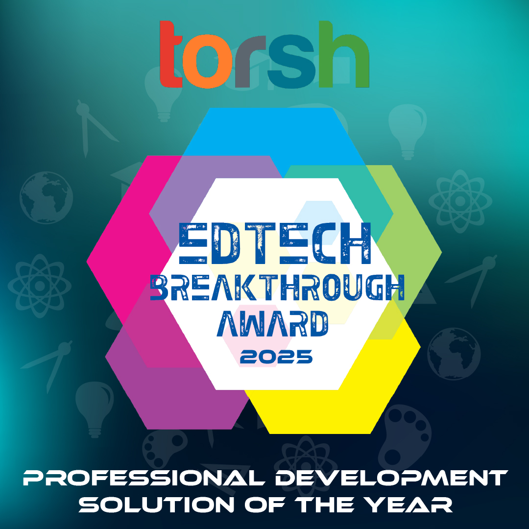 TORSHCO's tweet image. We’re thrilled to announce that TORSH has won the 2025 EdTech Breakthrough Award for Professional Development Solution of the Year! 🏆🎉
#EdTechBreakthrough #TORSH #PDInnovation
hubs.ly/Q03qGL__0