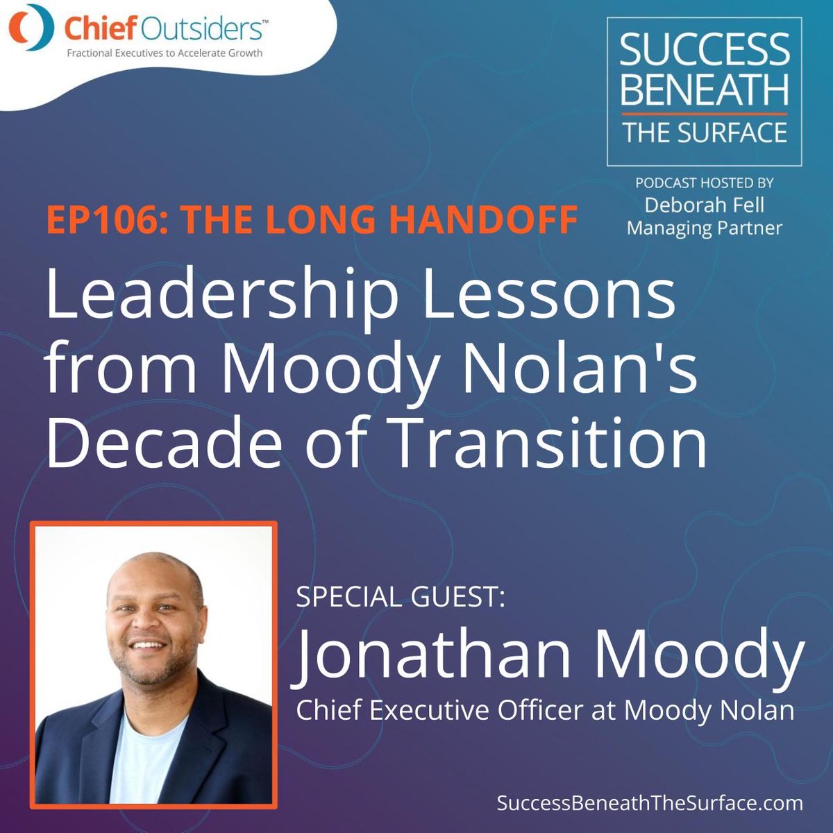 Funnel Radio - Funnel Media Group (@funnelradiolive) on Twitter photo Another insightful CEO discussion! Jonathan Moody from <a href="/MoodyNolan/">Moody Nolan</a> reveals how his firm has emerged as a leader in architectural innovation through a "diverse by design" philosophy. Don’t miss the latest episode of <a href="/ChiefOutsiders/">Chief Outsiders</a>' #SuccessBeneathTheSurface podcast! Another insightful CEO discussion! Jonathan Moody from <a href="/MoodyNolan/">Moody Nolan</a> reveals how his firm has emerged as a leader in architectural innovation through a "diverse by design" philosophy. Don’t miss the latest episode of <a href="/ChiefOutsiders/">Chief Outsiders</a>' #SuccessBeneathTheSurface podcast!