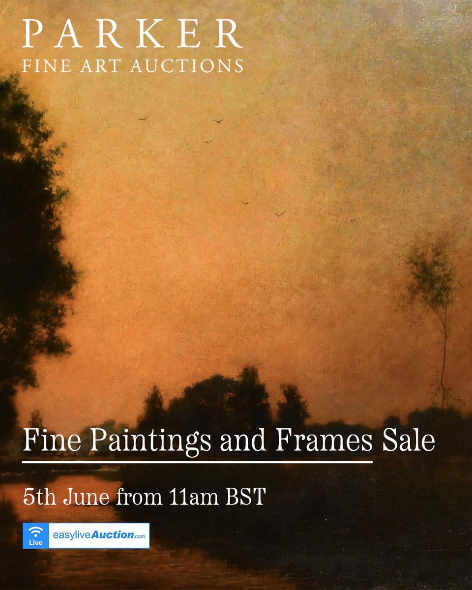 Easy Live Auction (@easyliveauction) on Twitter photo π¨ Fine Paintings & Frames Sale
Hosted by <a href="/AuctionsParker/">Parker Fine Art Auctions</a>
π
Thurs, 5th June 2025 | π 11am BST
Explore 500 exquisite lots from timeless classics to modern gems. Donβt miss out!
View the catalogue: tinyurl.com/mub5f5xk?utm_sβ¦
#FineArtSale #ArtAuction #ParkerFineArt π¨ Fine Paintings & Frames Sale
Hosted by <a href="/AuctionsParker/">Parker Fine Art Auctions</a>
π
Thurs, 5th June 2025 | π 11am BST
Explore 500 exquisite lots from timeless classics to modern gems. Donβt miss out!
View the catalogue: tinyurl.com/mub5f5xk?utm_sβ¦
#FineArtSale #ArtAuction #ParkerFineArt
