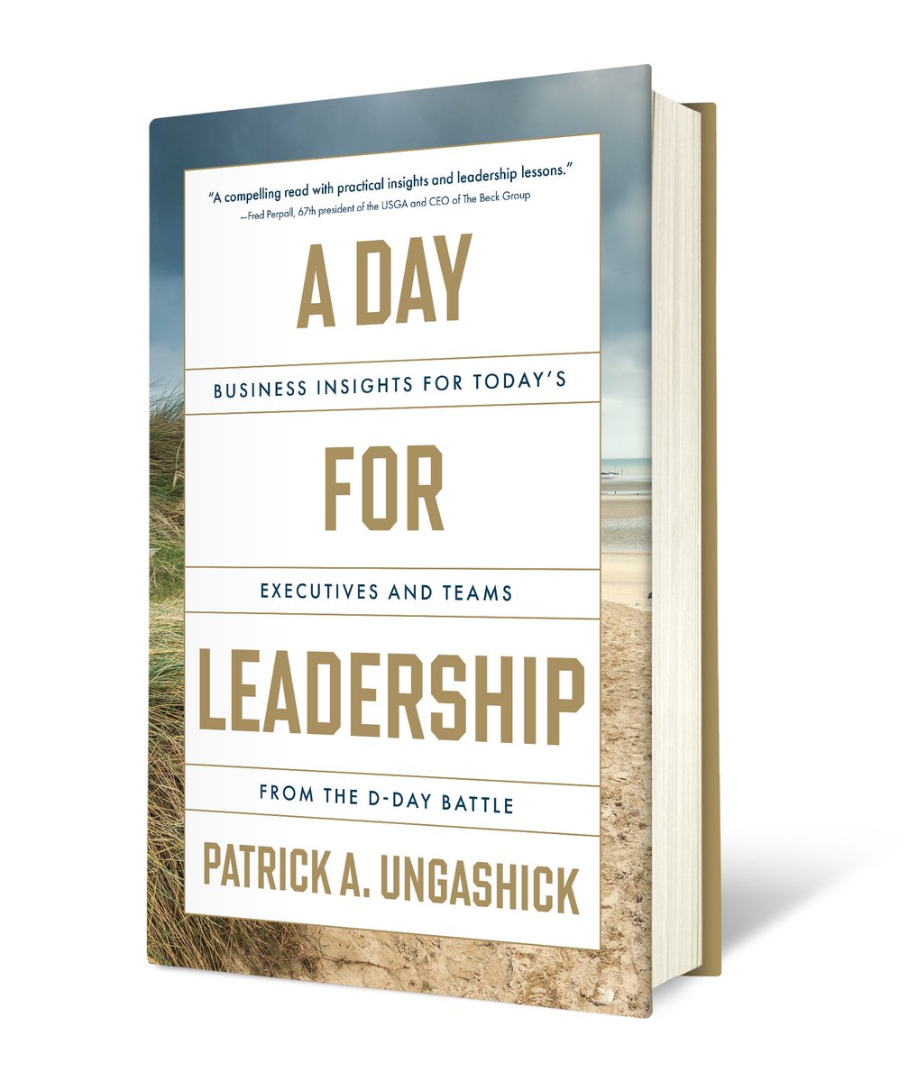 A Day for Leadership by Patrick Ungashick is out now!

The fascinating and inspiring stories of these military leaders’ choices offer executives and teams insights to help them succeed.

Available everywhere books are sold!
amazon.com/Day-Leadership…
#PubDay #NewBookRelease