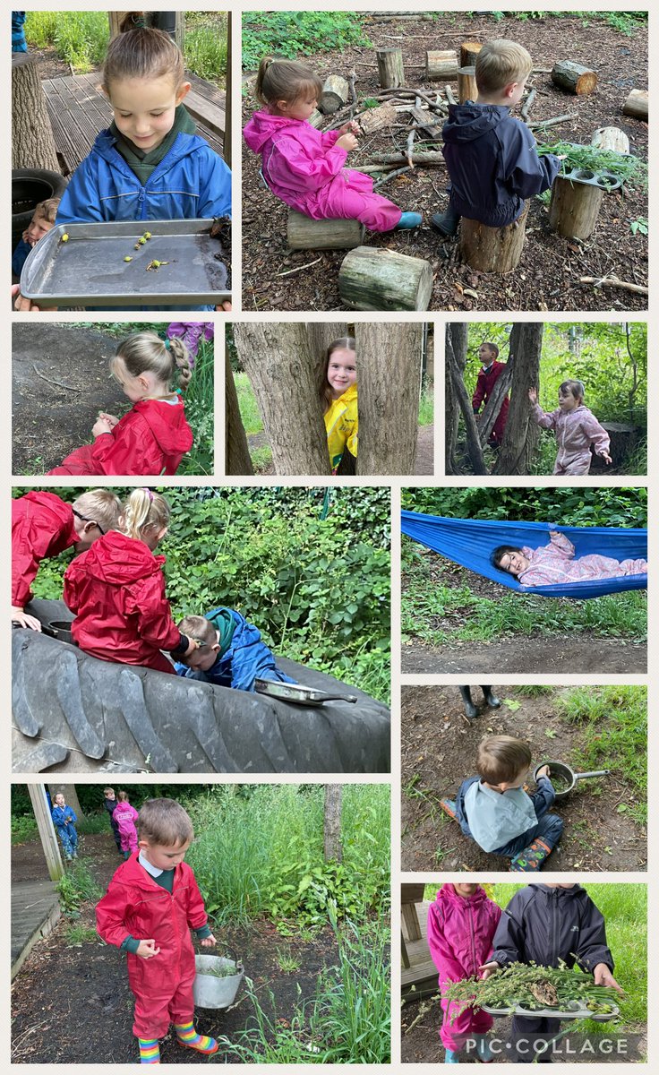 We had to wrap up <a href="/Overchurch2/">Class 2 Overchurch</a> for a wet #OverchurchForestSchool morning and the children have grown so much since we last wore puddle suits! 
Length and comparing height engaged lots of children in their independent play!