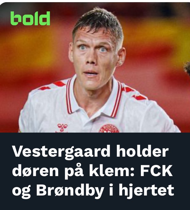 Interessant kombination 😅 den skal nok falde i god jord… #sldk #fcklive