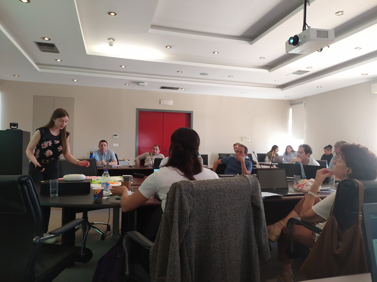 AquaBioSens (@aquabiosens) on Twitter photo ✨ Great moments from the <a href="/aquabiosens/">AquaBioSens</a> Consortium Meeting in Crete! 🌊
Hosted by Gizeli Biosensors Group at FORTH, we discussed progress, next steps, and future initiatives with our sister project <a href="/mobiles_project/">MOBILES project</a> . 🤝🔬
#AquaBioSens #WaterQuality #Innovation #Collaboration ✨ Great moments from the <a href="/aquabiosens/">AquaBioSens</a> Consortium Meeting in Crete! 🌊
Hosted by Gizeli Biosensors Group at FORTH, we discussed progress, next steps, and future initiatives with our sister project <a href="/mobiles_project/">MOBILES project</a> . 🤝🔬
#AquaBioSens #WaterQuality #Innovation #Collaboration