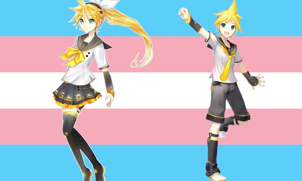 Today pride Len is Trans Len !! With trans male and trans female representation :)