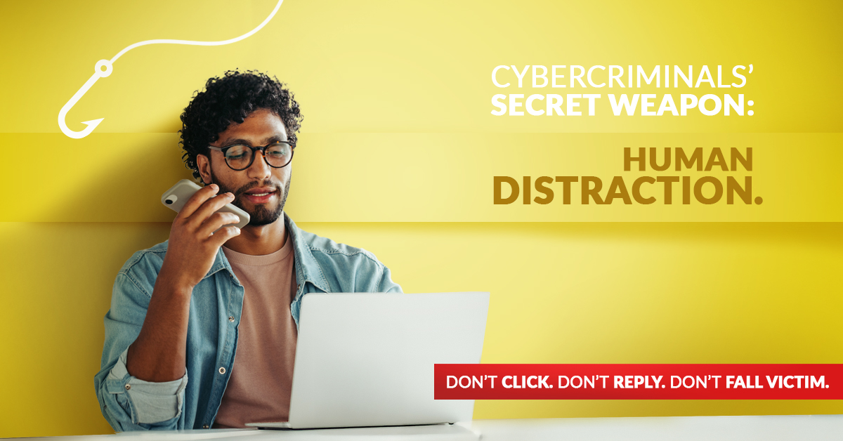 UScomputerConn's tweet image. Cybercriminals don’t need complex codes to break into your business. They just need one distracted employee to click on a malicious link.

Reach out to us to schedule a training session to help your team members spot the red flags.

#HumanFireWall #ITServiceProvider