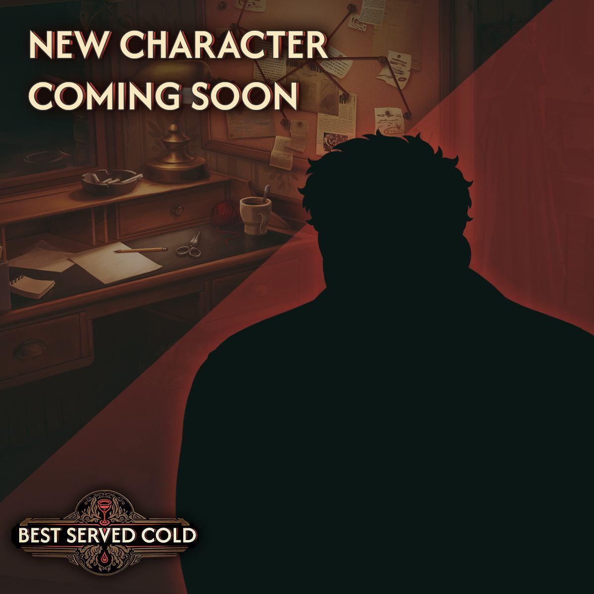 RoguesideGames's tweet image. Guess who this is 😏 (only wrong answers allowed)
#BestServedCold #VisualNovel #Cocktails #IndieGame #MurderMystery