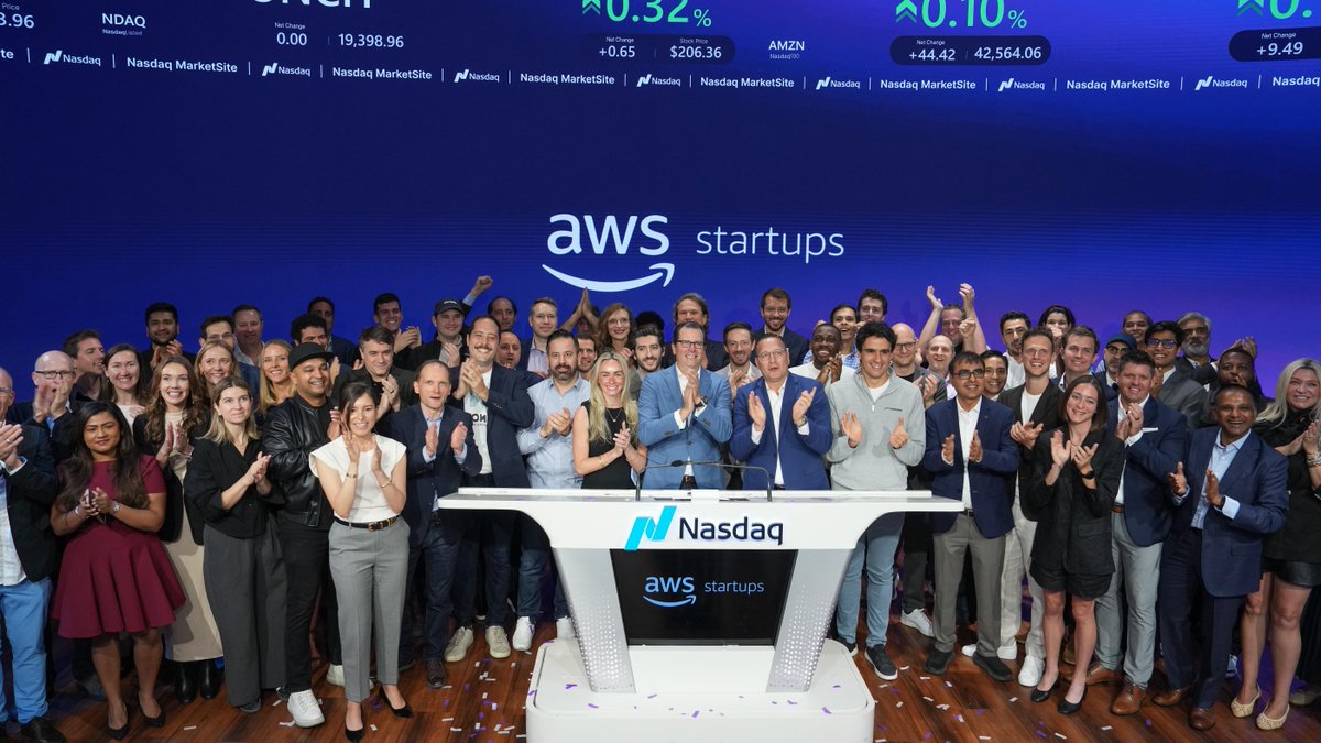 💥 Energy and innovation. 

💭 Amazon Web Services (<a href="/awscloud/">Amazon Web Services</a>) has supported more startups than any other cloud provider.

🎉 Proud to partner with $AMZN for New York Tech Week (<a href="/Techweek_/">Tech Week</a>), helping to shape the future of generative AI.