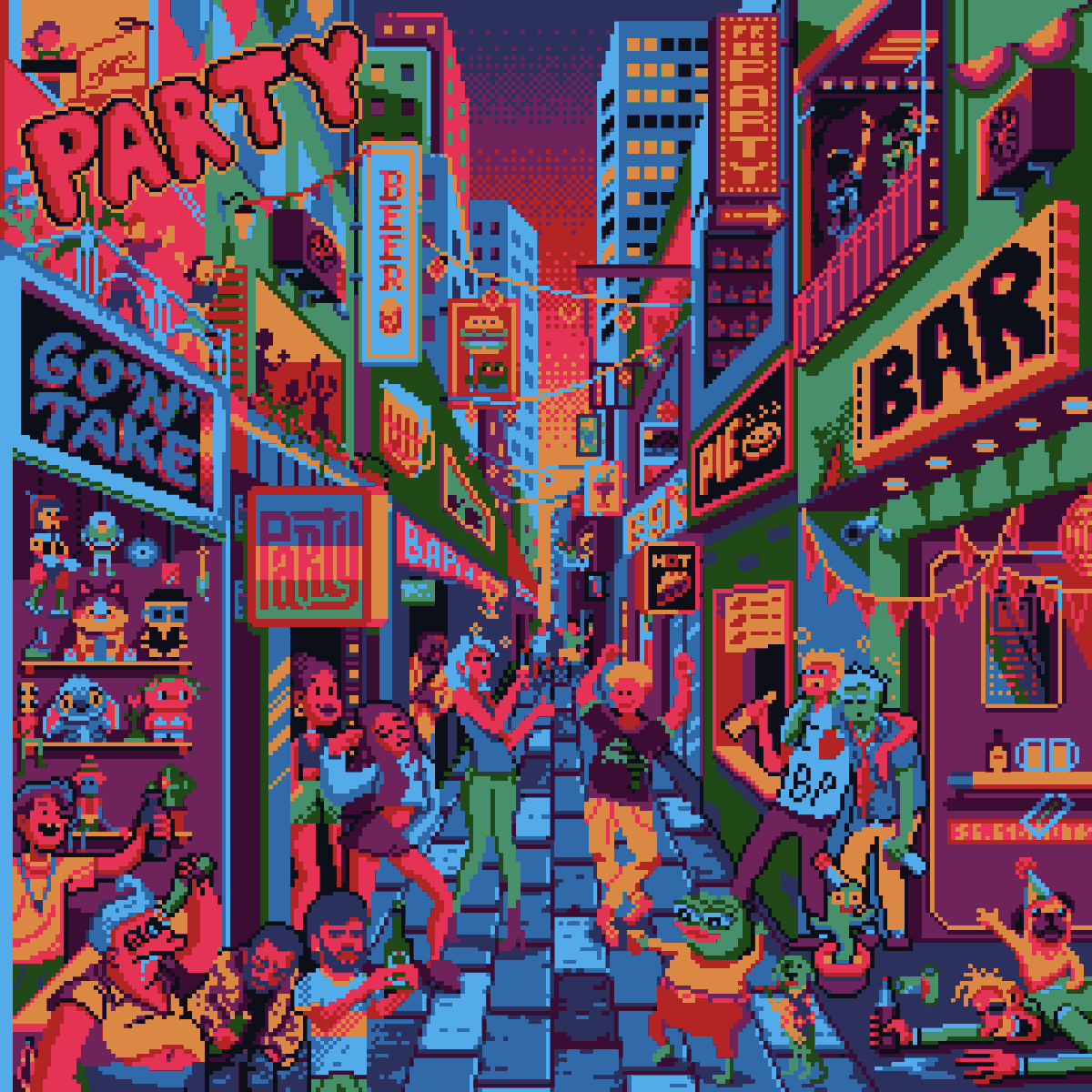 Party time frens!!! We just hit 500 Eth on secondary sales volume of <a href="/basepaint_xyz/">BasePaint</a> canvas, floor price up nicely over past 24 hours 🥳💙