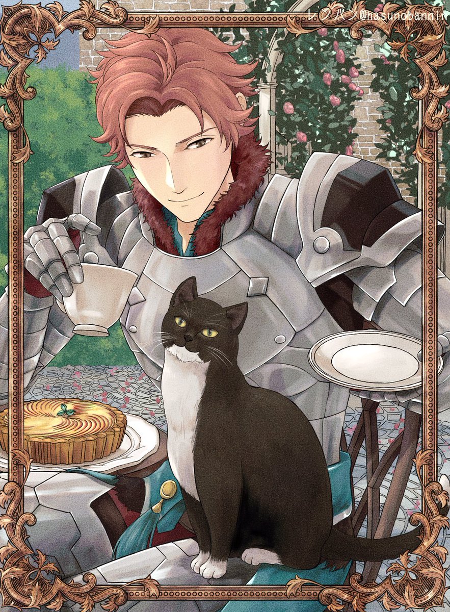 シルヴァン誕生日おめでとう🫖with🐈‍⬛

#シルヴァンジョゼゴーティエ生誕祭2025
#SylvainJoseGautierBday2025
#FE3H