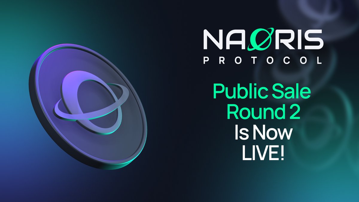Naoris Protocol (@naorisprotocol) on Twitter photo ๐ข $NAORIS New Public Sale Round Live
Following our successful $3M raise, the new Public Sale round is now open.
๐ก๐ฎ๐ผ๐ฟ๐ถ๐ ๐ฃ๐ฟ๐ผ๐๐ผ๐ฐ๐ผ๐น - The first Decentralized Post-Quantum Infrastructure securing Web3 and Web2 for the Quantum Era.
๐น๐๐ถ๐บ๐ถ๐๐ฒ๐ฑ ๐ข $NAORIS New Public Sale Round Live
Following our successful $3M raise, the new Public Sale round is now open.
๐ก๐ฎ๐ผ๐ฟ๐ถ๐ ๐ฃ๐ฟ๐ผ๐๐ผ๐ฐ๐ผ๐น - The first Decentralized Post-Quantum Infrastructure securing Web3 and Web2 for the Quantum Era.
๐น๐๐ถ๐บ๐ถ๐๐ฒ๐ฑ