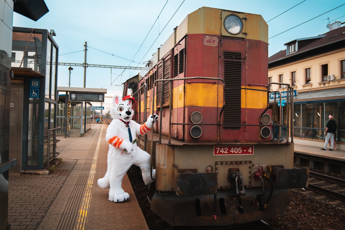 Some people shuffle to music. I shuffle wagons at train stations 🚂

📸 <a href="/GranyaTheCat/">🌸Granya🌸</a>