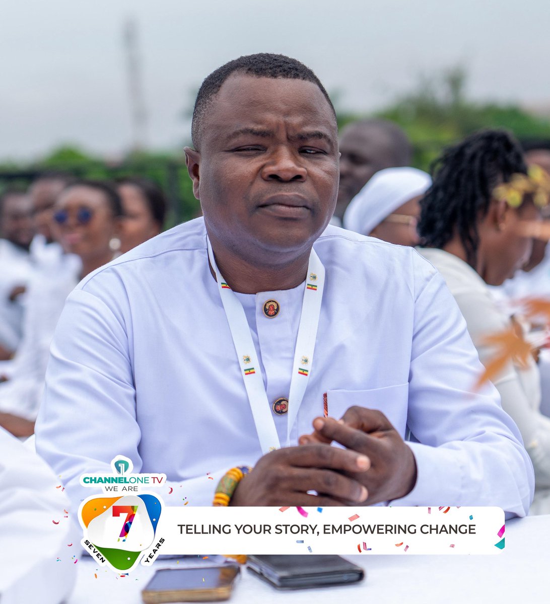 Channel1TVGHA's tweet photo. It’s a double celebration at Channel One TV today! Happy Birthday not just to us but to the wonderful Paul Egbenya as well! 🥳🥂
#ChannelOneTurns7 #7YearsStrong
#OneWithYou
#TellingYourStory #EmpoweringChange
#WeAre7Years https://t.co/R7yb1B4NkP