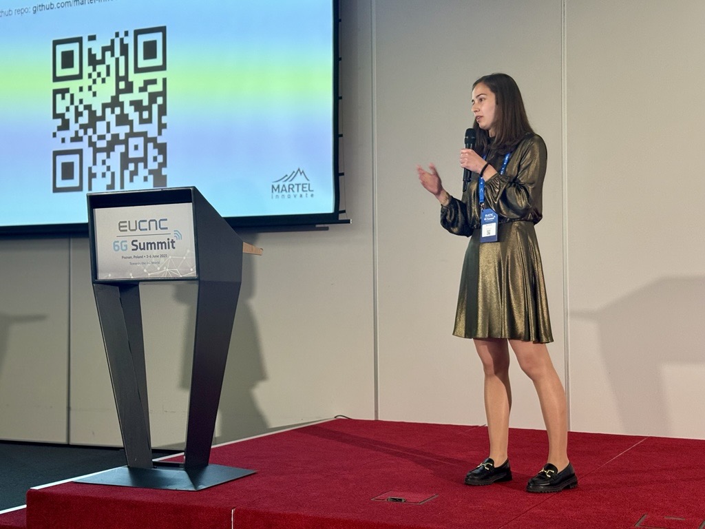 🎉Now at <a href="/EuCNC/">2025 EuCNC & 6G Summit</a>, our Partner Alice Piemonti (<a href="/Martel_Innovate/">Martel Innovate</a>) is presenting her paper "A Novel Framework for Proactive CNF Orchestration in 6G NTN," co-authored by other 6G-NTN partners, at the “AI4C2 – 6G Network Slicing and Resource Management” Session.

📍Meet us in room 1.G!