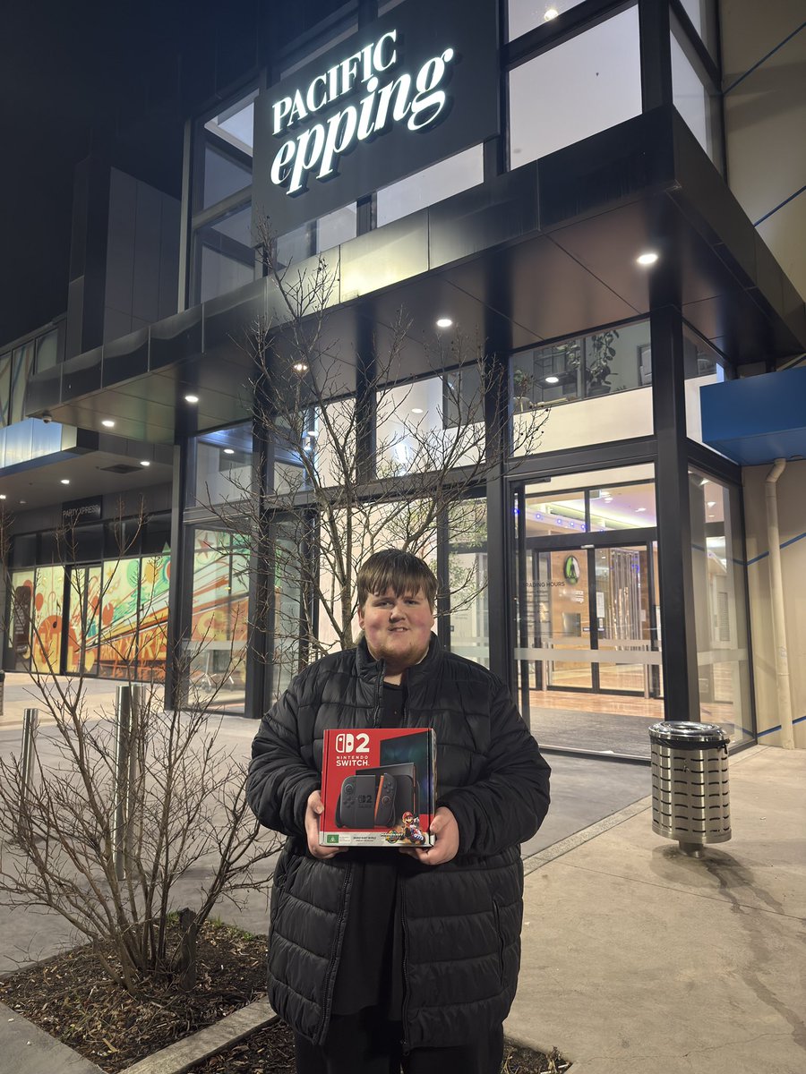 markus_misins's tweet photo. Just got the Nintendo Switch 2 from EB Games Epping https://t.co/U3dWgsmHDW