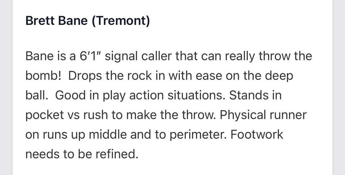 BrettBaneII's tweet image. Thank you @scottybscout @PrepRedzone for the shoutout!