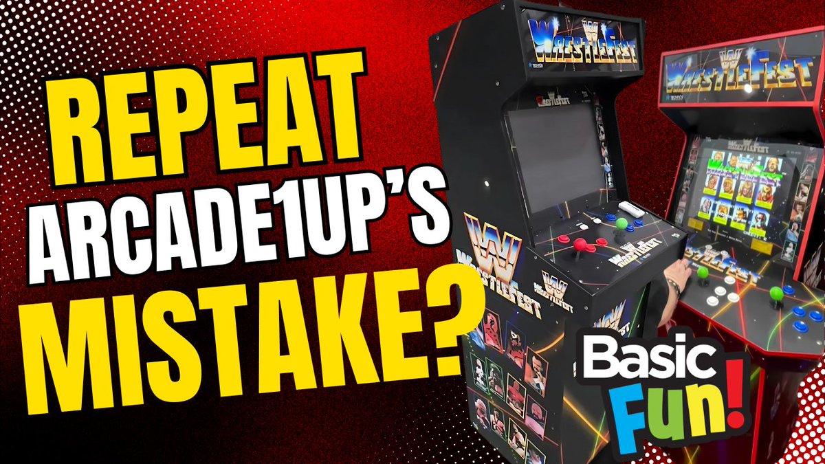 PDubsArcadeLoft's tweet image. Interesting topic on the upcoming Basic Fun 3/4 Scale Home Arcade Machines, at least in my opinion.

youtu.be/V3N7O12sGYQ?si…

#BasicFun #Arcade1Up #Arcade
