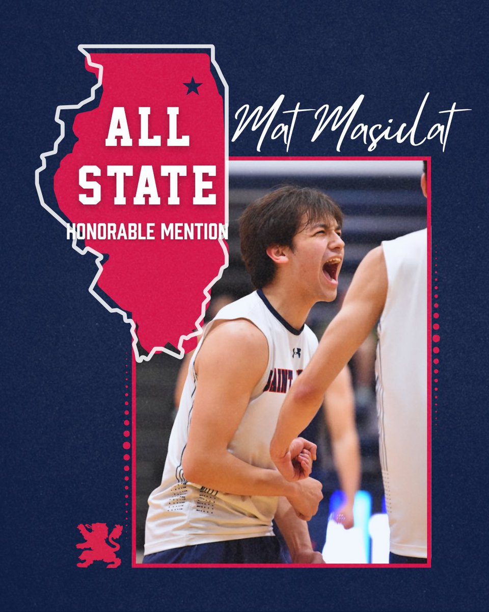 ‘25 Mat Masiclat | IVCA All-State Honorable Mention👏🦁
