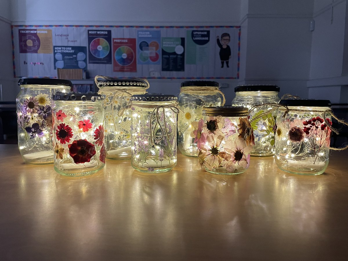 Super craft club session making jam jar lanterns. #TrustTheProcess #nothingbutthebest