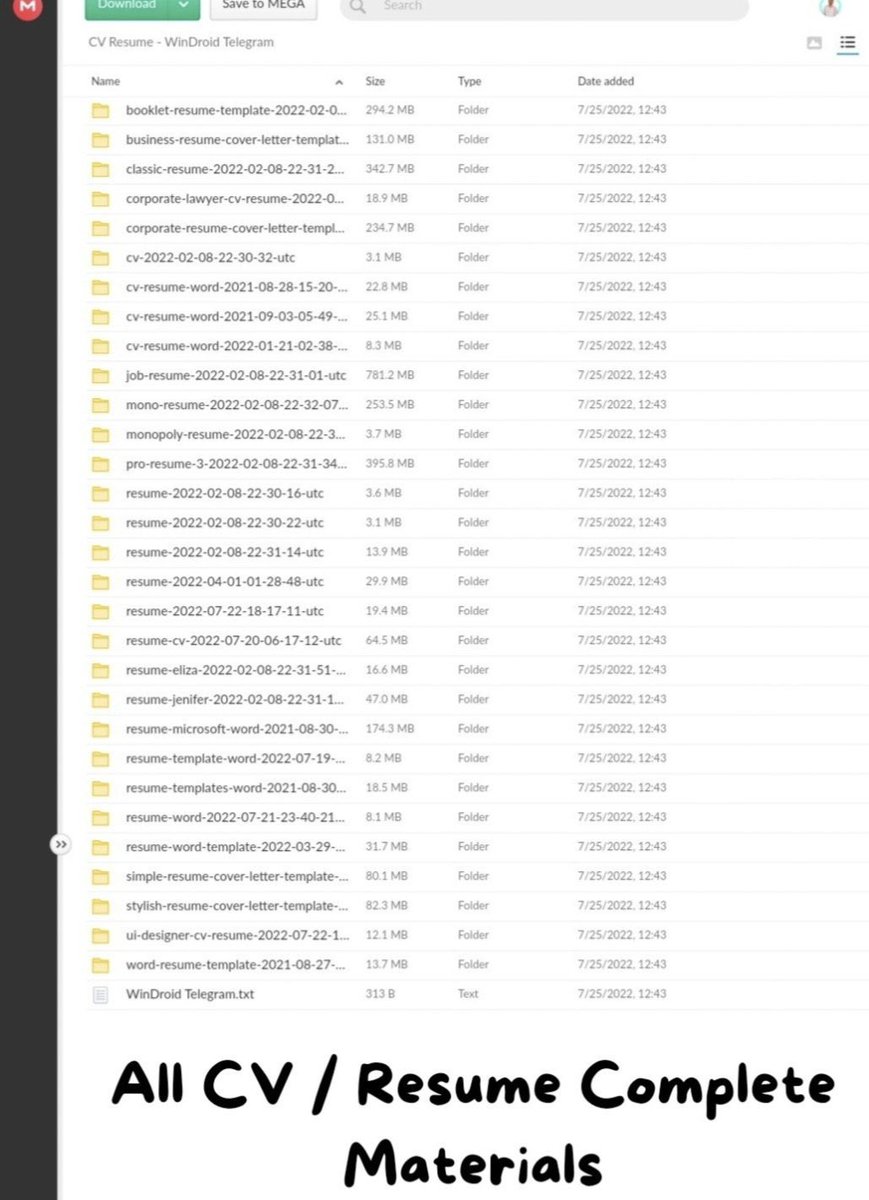 All CV / Resume Complete Materials free😱🔥

Just Free Of Cost!!

Simply:

1. Follow(So that I can DM)
2. Like and Repost 
3. Comment "CV" to receive your copies.