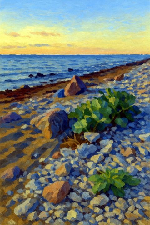 Art of the Day: "Evening light on the coast of Vormsi". Buy at: ArtPal.com/mikkovaller?i=…