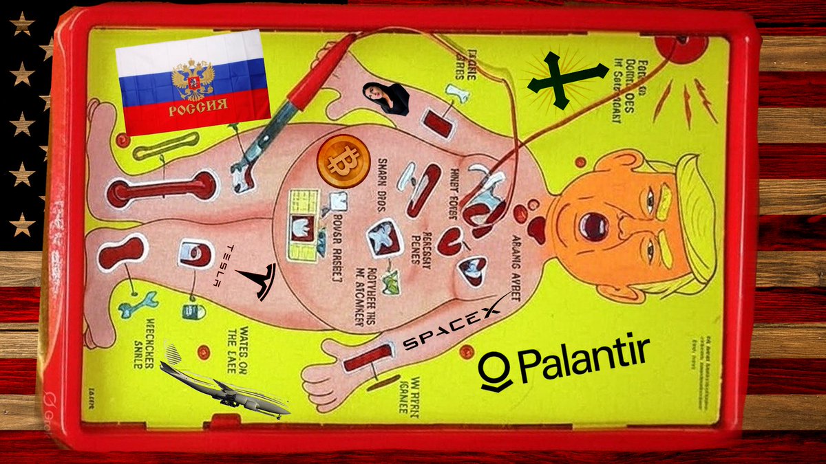 Anyone remember this game? This is America right now.
Every Bond villain on Earth is taking turns with the tweezers.