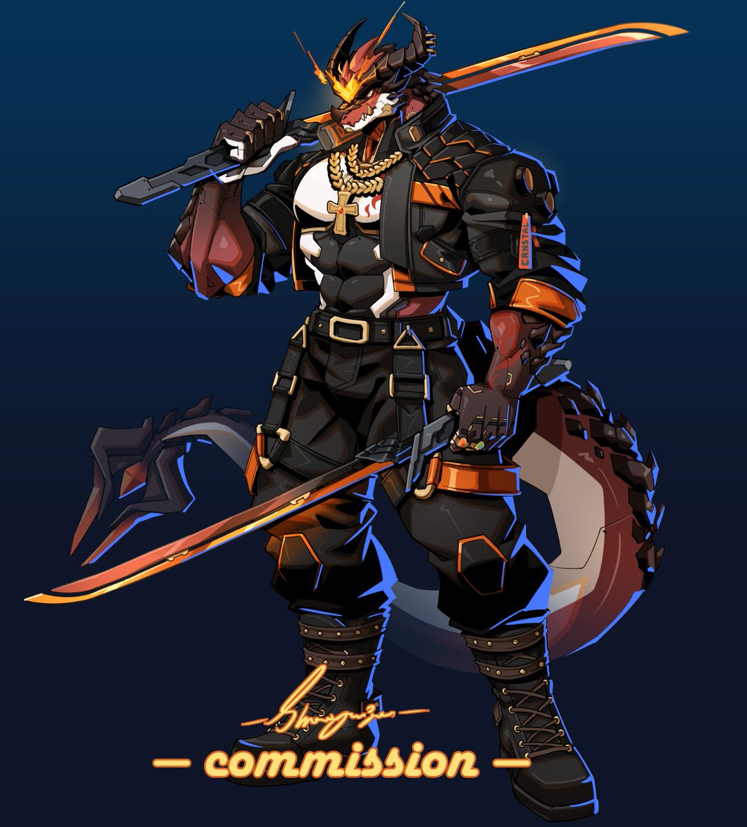 【山云定制服装】V

感谢老板来稿捏

难得画了2077的角色设计~~开心~~~

#commission #ocartist #OC #draw #FURRY #furryart #orange #animal #cute #shanyunjun #cyberpunk #furrycommision #furryartist #Cyberpunk2077 #cyberpunkfansart