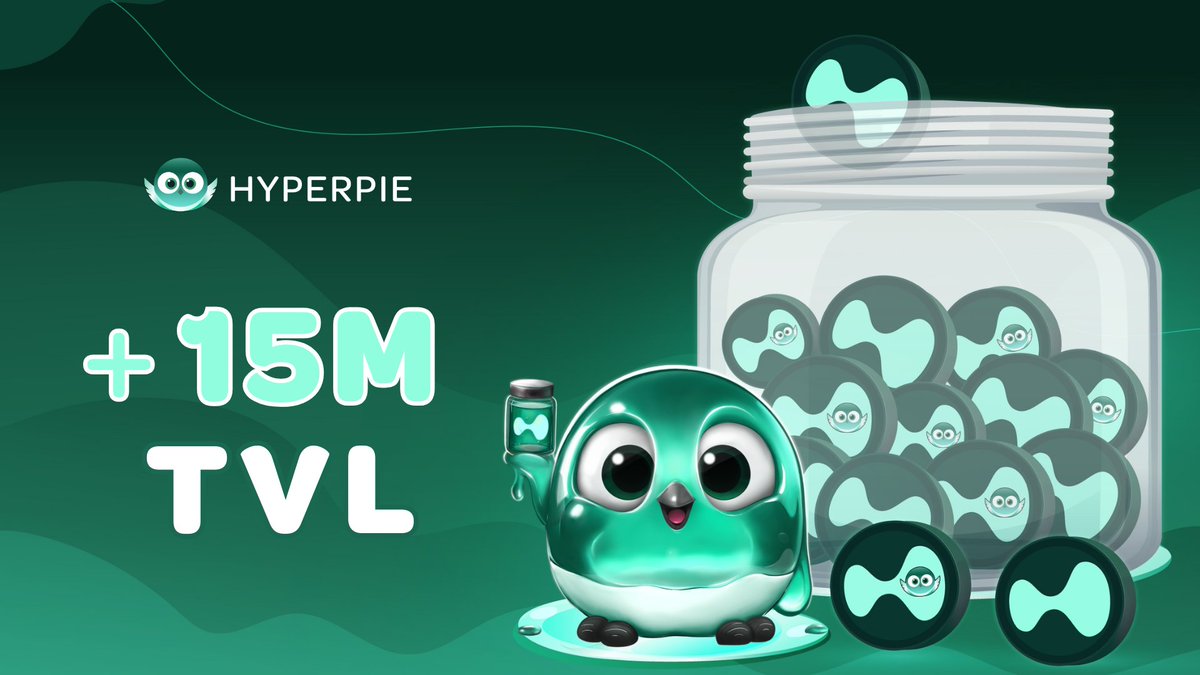 $15M+ in HYPE is now staked via <a href="/Hyperpiexyz_io/">Hyperpie</a>.✅

Through liquid staking, users mint mHYPE—enabling capital efficiency, ecosystem participation, and continued exposure to HYPE yield.🔄

This mechanism supports <a href="/HyperliquidX/">Hyperliquid</a>'s long-term alignment while unlocking new utility