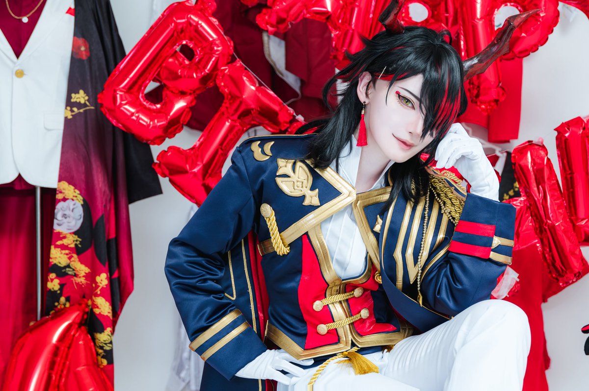 yukarino16's tweet image. 【🌈🕒/cosplay⚠︎︎/👹🧧】
共通衣装
衣装協力▶@Tono_tono_tonon
photo▷@luvMilordvul
#殿の衣装部屋