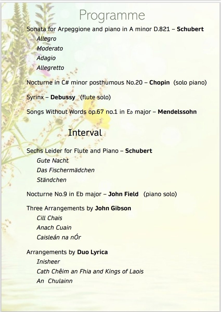 Dr. Fionnuala Moynihan (@finnmoynihan) on Twitter photo Hope you can join us on Wednesday June 18th in the stunning setting of Calary Church, Co. Wicklow. A celebration of classical and Irish music to begin your Summer ☀️ 🎹💐😊 <a href="/IrishKeeks/">Kieran Moynihan</a> <a href="/RTElyricfm/">RTÉ lyric fm</a> Hope you can join us on Wednesday June 18th in the stunning setting of Calary Church, Co. Wicklow. A celebration of classical and Irish music to begin your Summer ☀️ 🎹💐😊 <a href="/IrishKeeks/">Kieran Moynihan</a> <a href="/RTElyricfm/">RTÉ lyric fm</a>