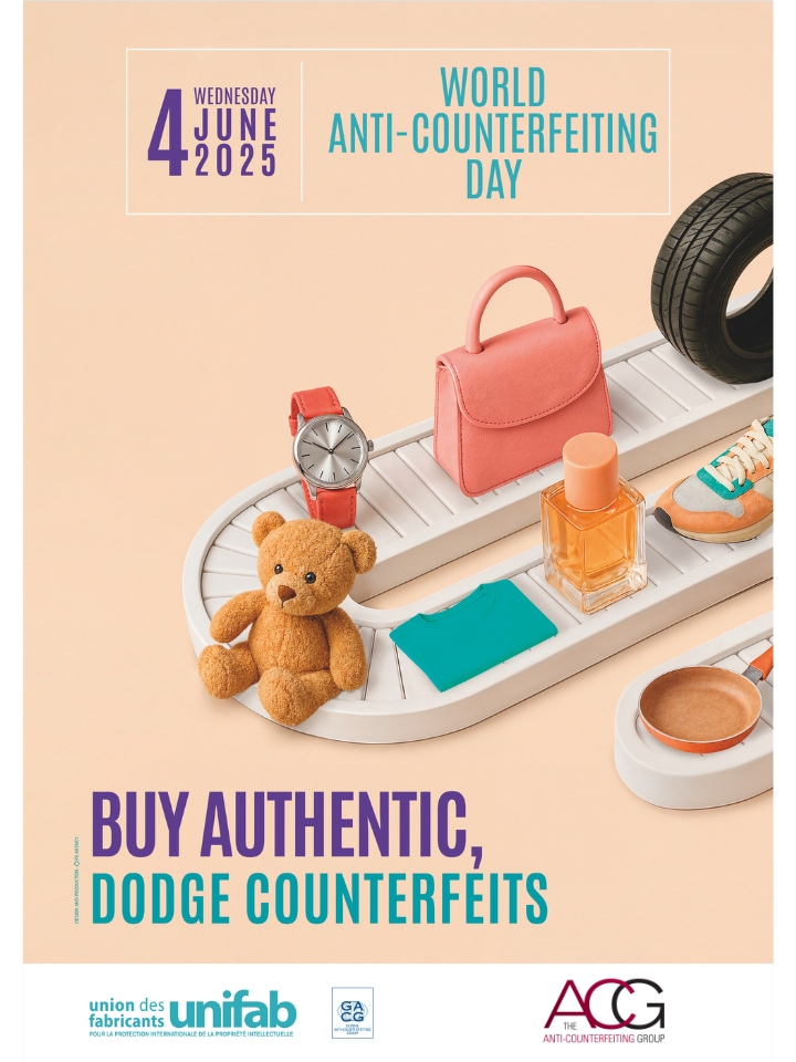 ACG (@the_acg) on Twitter photo Today is World Anti-Counterfeiting Day and our Director General Phil Lewis is in Paris with <a href="/UNIFAB/">Union des Fabricants</a> and GACG for a day of special events to discuss new IP trends and the dangers of counterfeits.
#WorldAntiCounterfeitingDay #WACCDay2025 #GACG Today is World Anti-Counterfeiting Day and our Director General Phil Lewis is in Paris with <a href="/UNIFAB/">Union des Fabricants</a> and GACG for a day of special events to discuss new IP trends and the dangers of counterfeits.
#WorldAntiCounterfeitingDay #WACCDay2025 #GACG