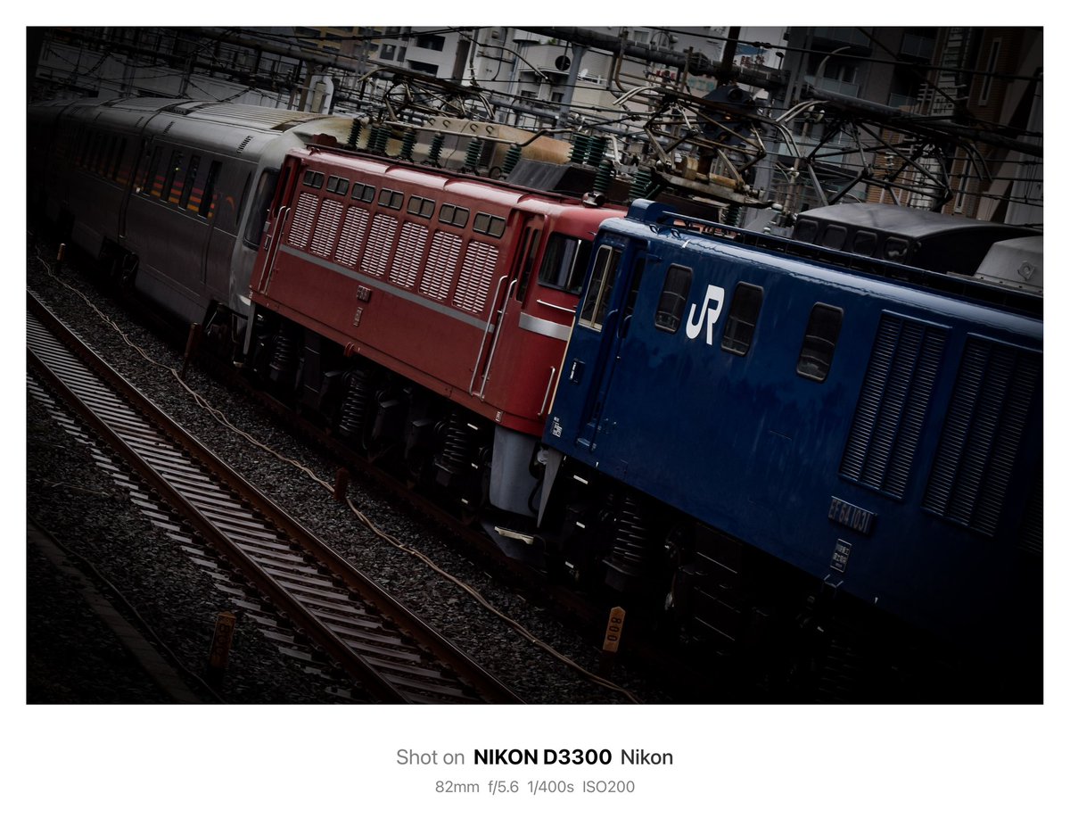 カメラの故障のため友達のD3300にて撮影した為、いつもの写真と異なります。
カシオペア紀行9012レ秋田-上野
EF64-1031+EF81-81+E26系客車
幾度となく通ってきた高崎線に別れを告げるのに相応しい重連で上野へと向かいました
#いいねした鉄道ファン全員フォローする
#カシオペア
#ラストラン
#EF64の日