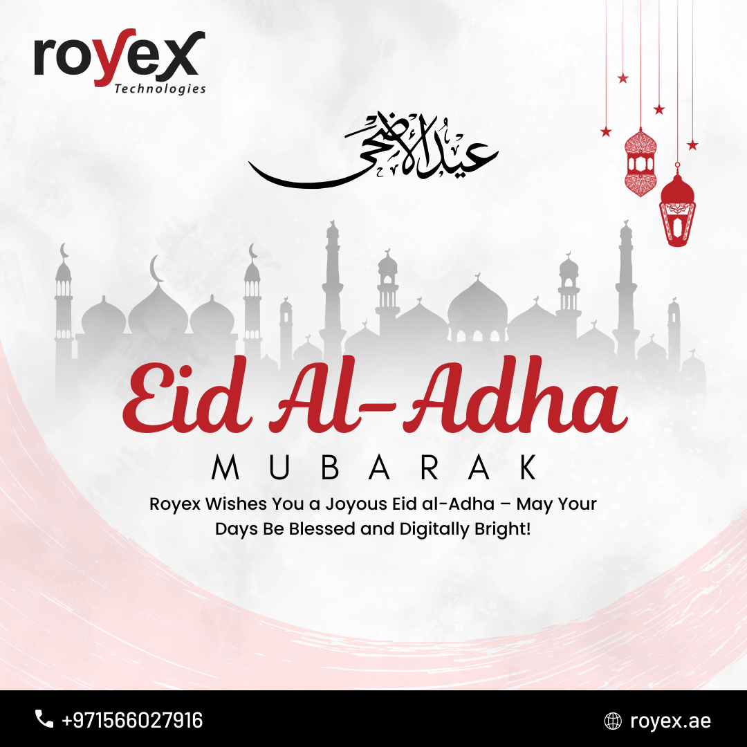 royexnet's tweet image. 🌙 Eid Mubarak from Royex Technologies!
Wishing you a joyful and digitally bright Eid Al-Adha! ✨💻

#EidAlAdha #Royex #TechWithTradition