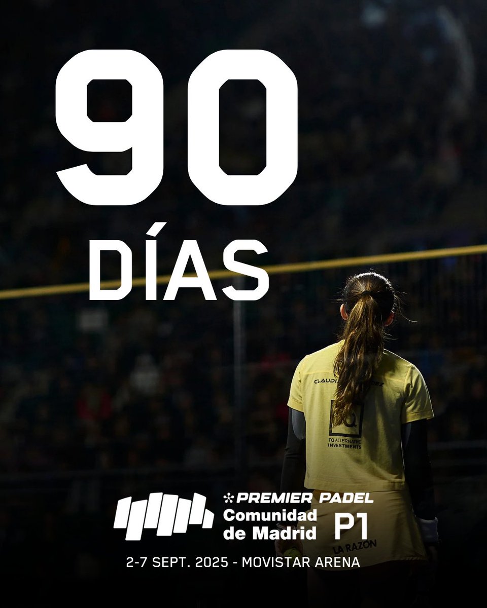 Madrid, solo quedan 3 meses...

🎟️ No te quedes fuera: tickets.oneboxtds.com/madridpremierp…

#ComunidaddeMadridPremierPadelP1