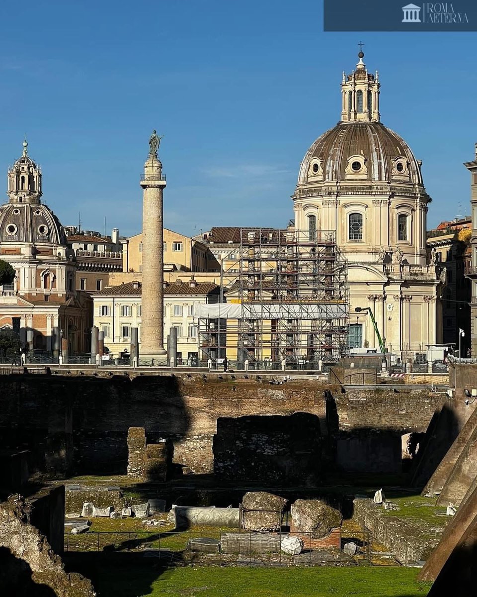 #Ruinoftheday : la colonne et le forum de Trajan à Rome